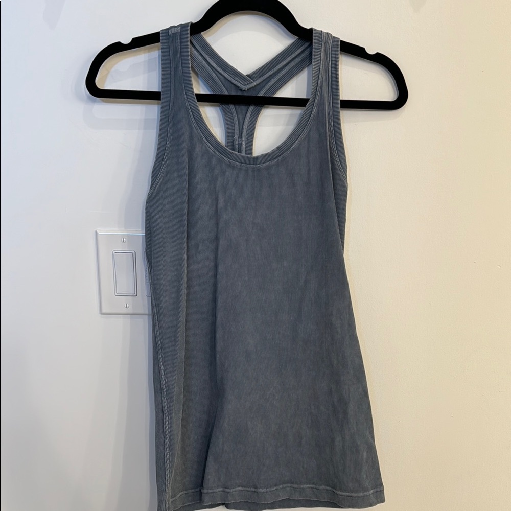 Lululemon Women's cool ribbed Top in washed blue